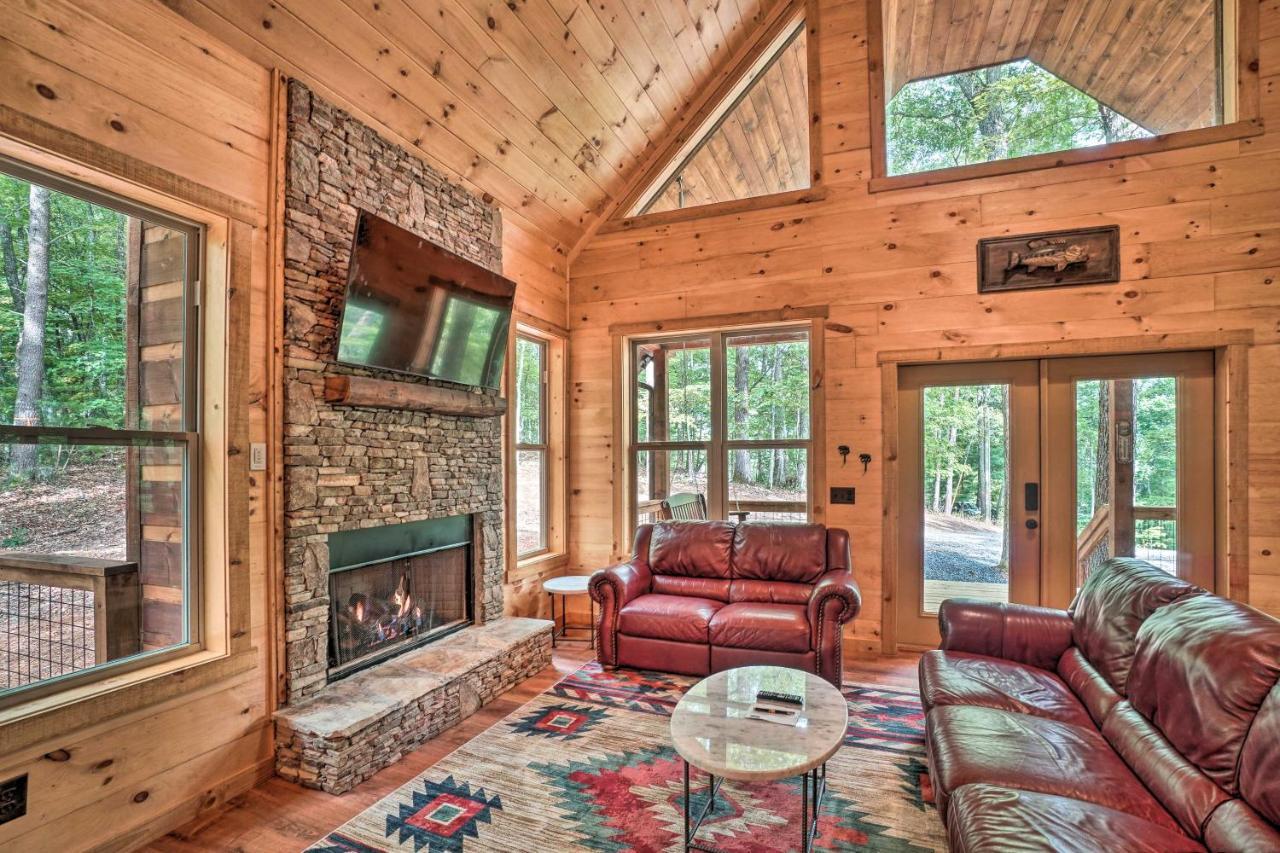 Peaceful Cabin On 3 Private Acres Deck And Fire Pit بليرسفيل المظهر الخارجي الصورة